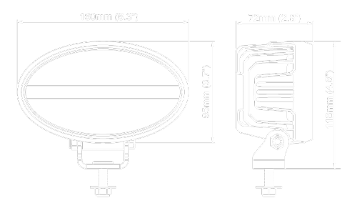 LED pracovní světlo Sato GO 625, 39W, 12V-24V