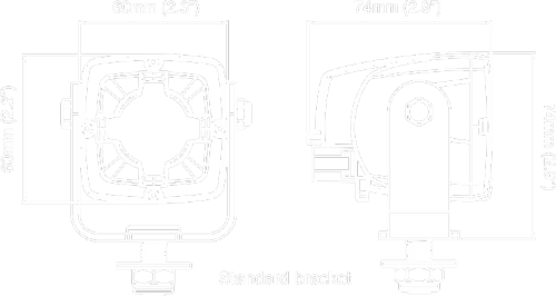 LED pracovní světlo N10, 6W, 12V-48V