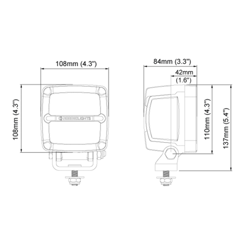 LED pracovní světlo Scorpius PRO 2500, 19 W, 12-24 V