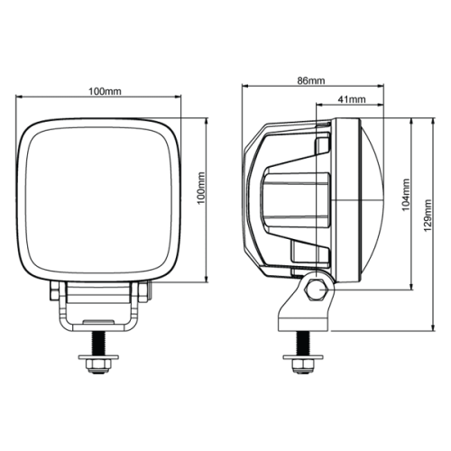 LED pracovní světlo Scorpius PRO 415 PH, 28W, 12V-24V