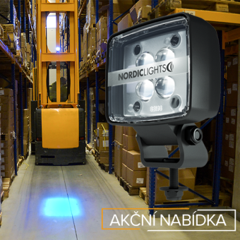 Bezpečnostní modré světlo N2201 LED, 16W, 12V-48V