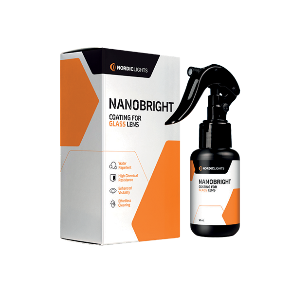 Čistič Nanobright pro světla NordicLight, pro skleněné čočky