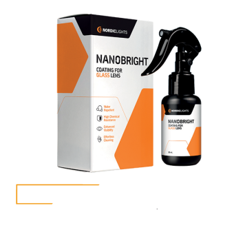 Čistič Nanobright pro světla NordicLight, pro skleněné čočky