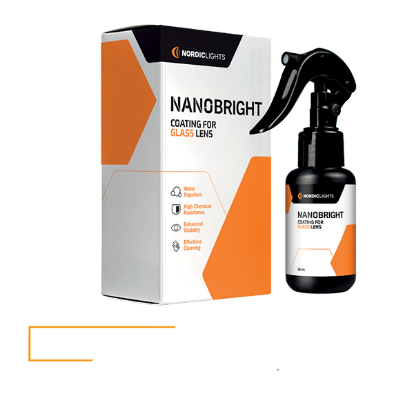 Čistič Nanobright pro světla NordicLight, pro skleněné čočky