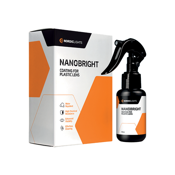 Čistič Nanobright pro světla NordicLight, pro plastové čočky